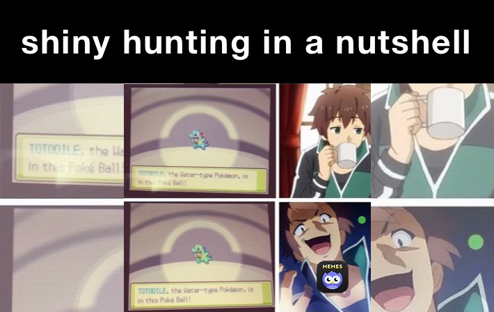 Shiny Hunting In A Nutshell Meme Anime Sleep Memes