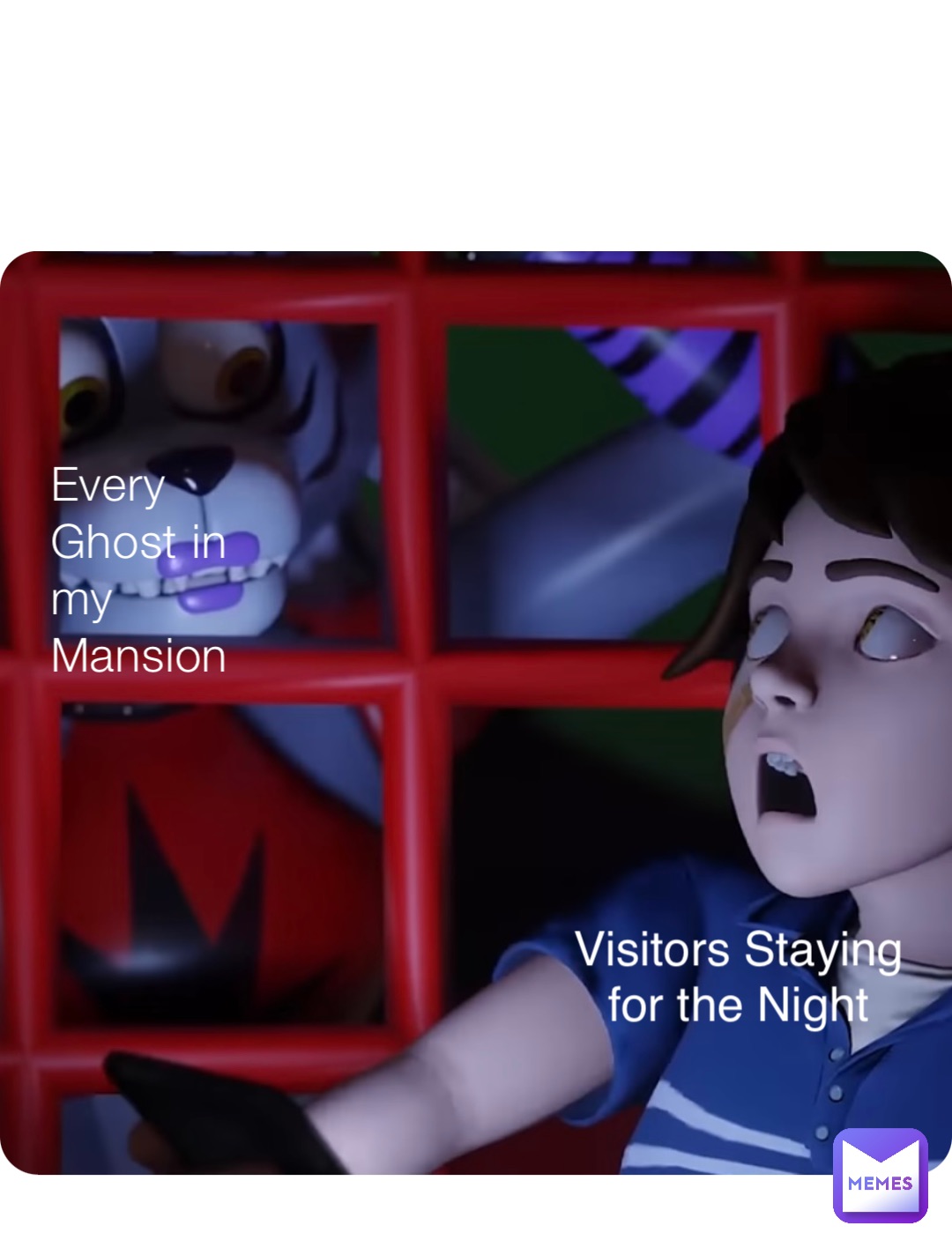 Every Ghost in my Mansion Visitors Staying for the Night | @A113GR | Memes