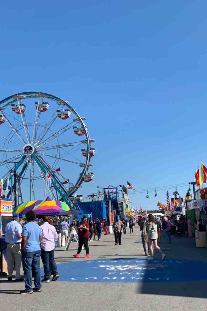 I arrived at the Fairgrounds