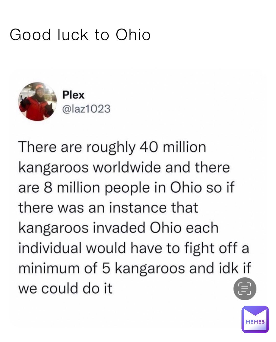 Good luck to Ohio
