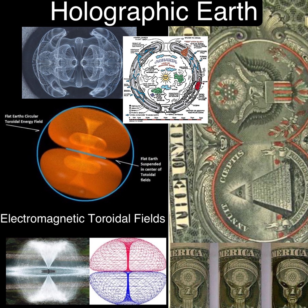 Electromagnetic Toroidal Fields Holographic Earth