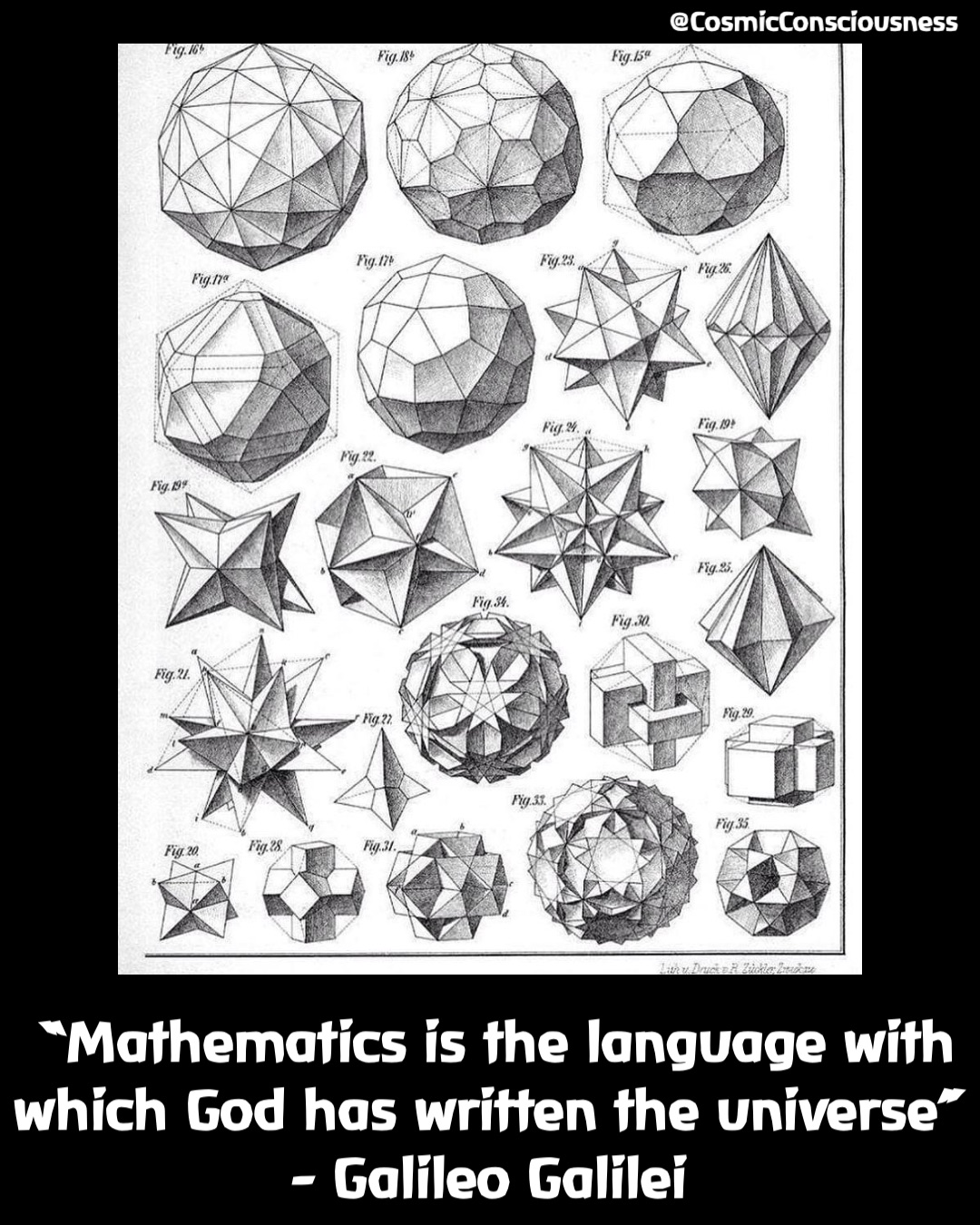 “Mathematics is the language with which God has written the universe”
- Galileo Galilei @CosmicConsciousness