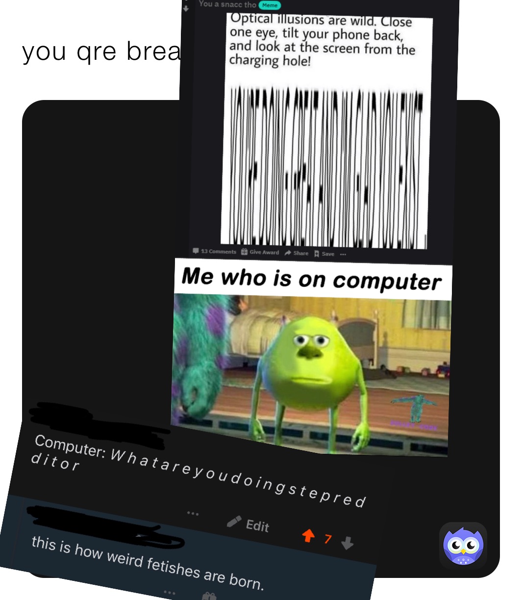 you qre breaching the barrier