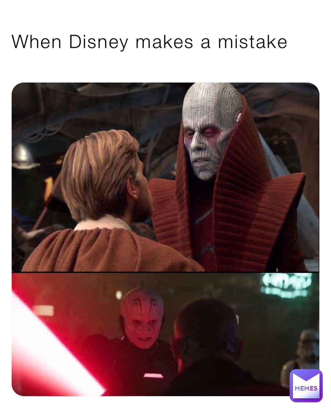 When Disney makes a mistake