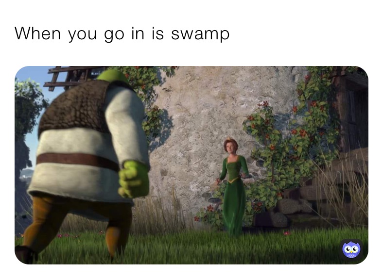 When you go in is swamp 