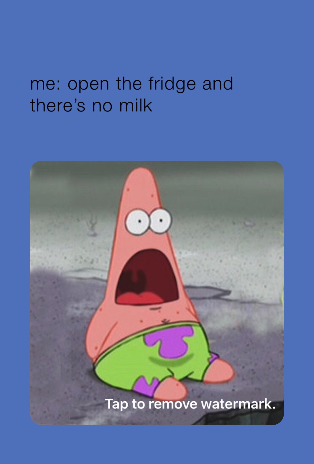 me: open the fridge and there’s no milk | @BLINDCHICKSDIGME | Memes