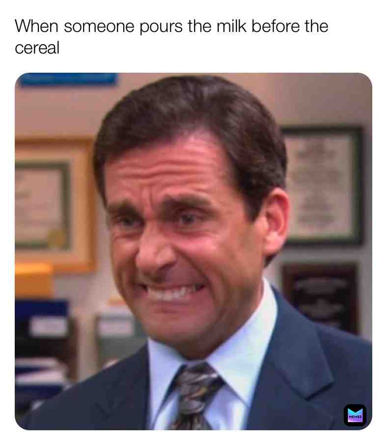 That's a big oof #memes #funny #dontdoit #milk #cereal