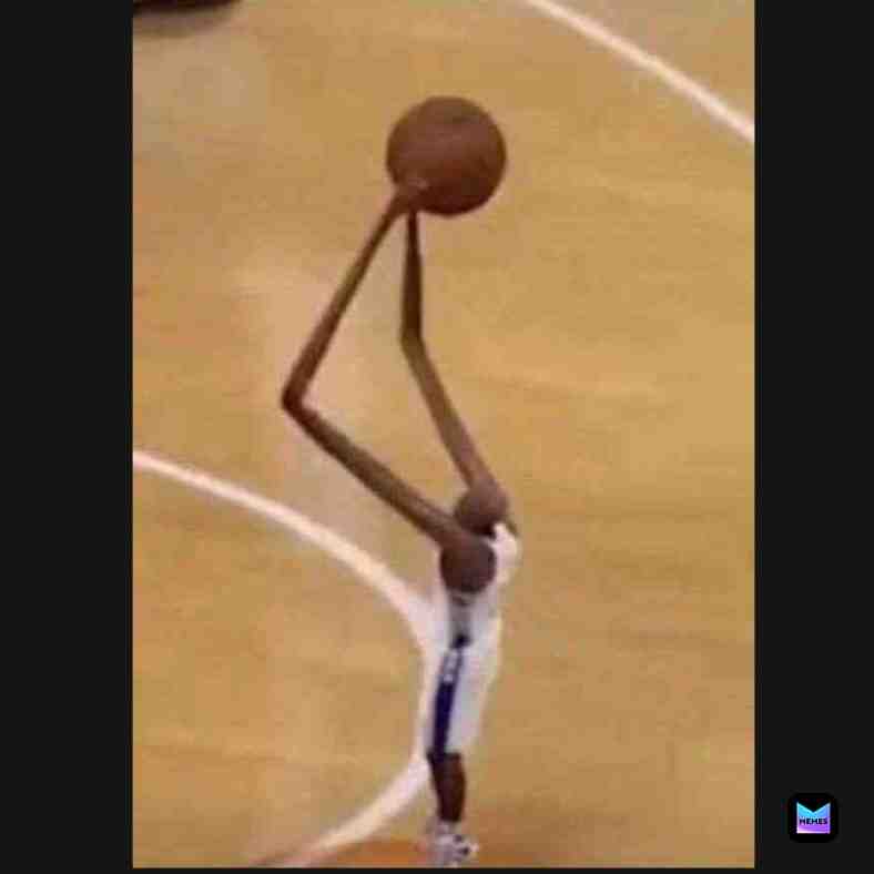 Never missed a free throw #funny #memes #basketball #lebronjames
