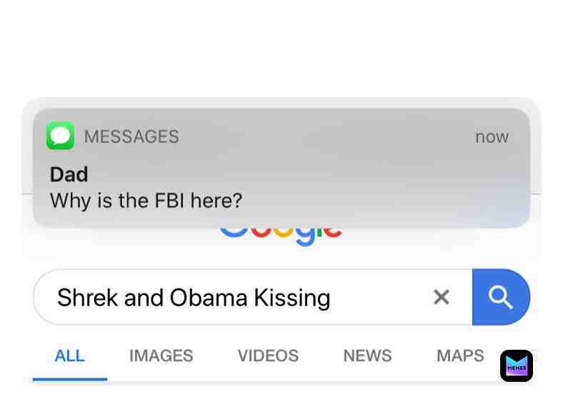 wait.. dad? #funny #memes #shrek #fbi