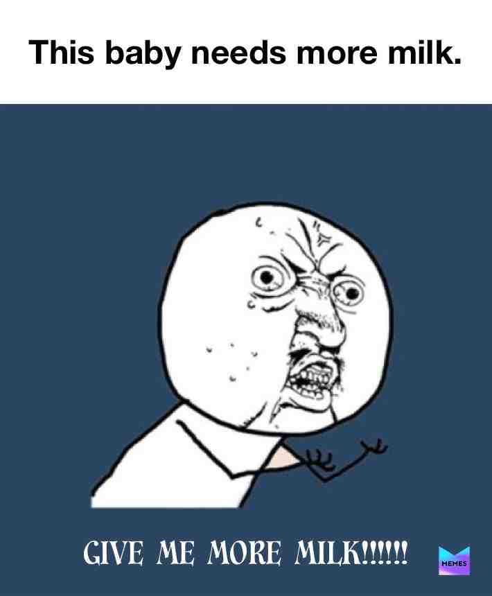 This is the face the baby makes when the mother is breastfeeding.