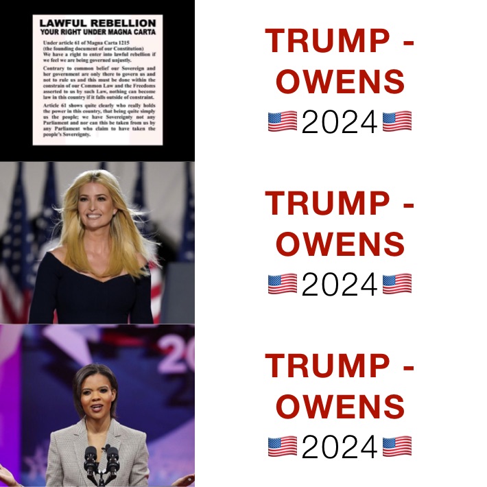 TRUMP - OWENS
🇺🇸2024🇺🇸