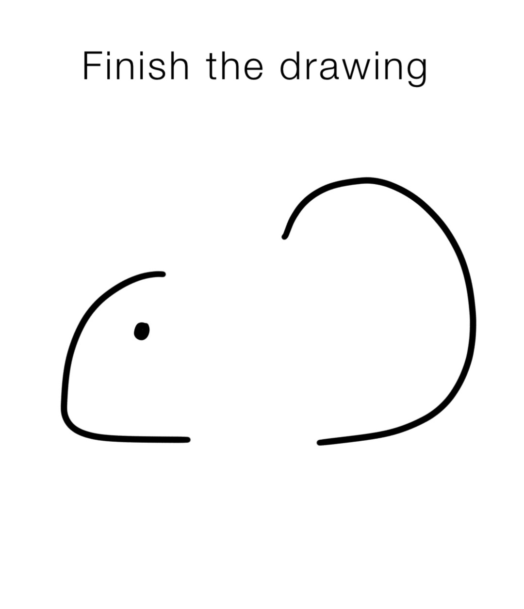 Finish the drawing