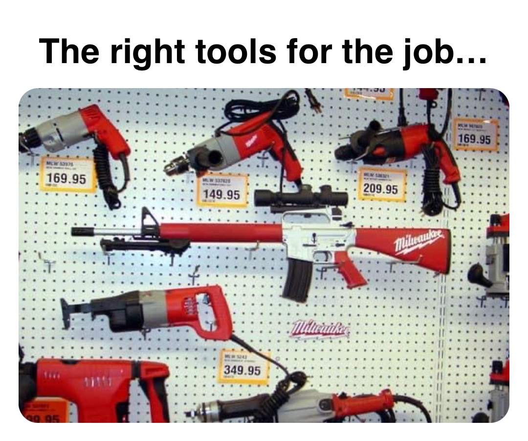 Double tap to edit The right tools for the job…