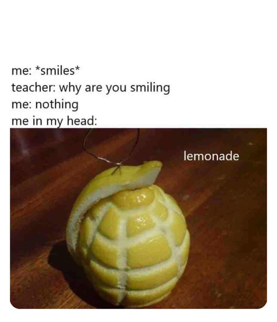 I had a lemonade stand once… it blew up.