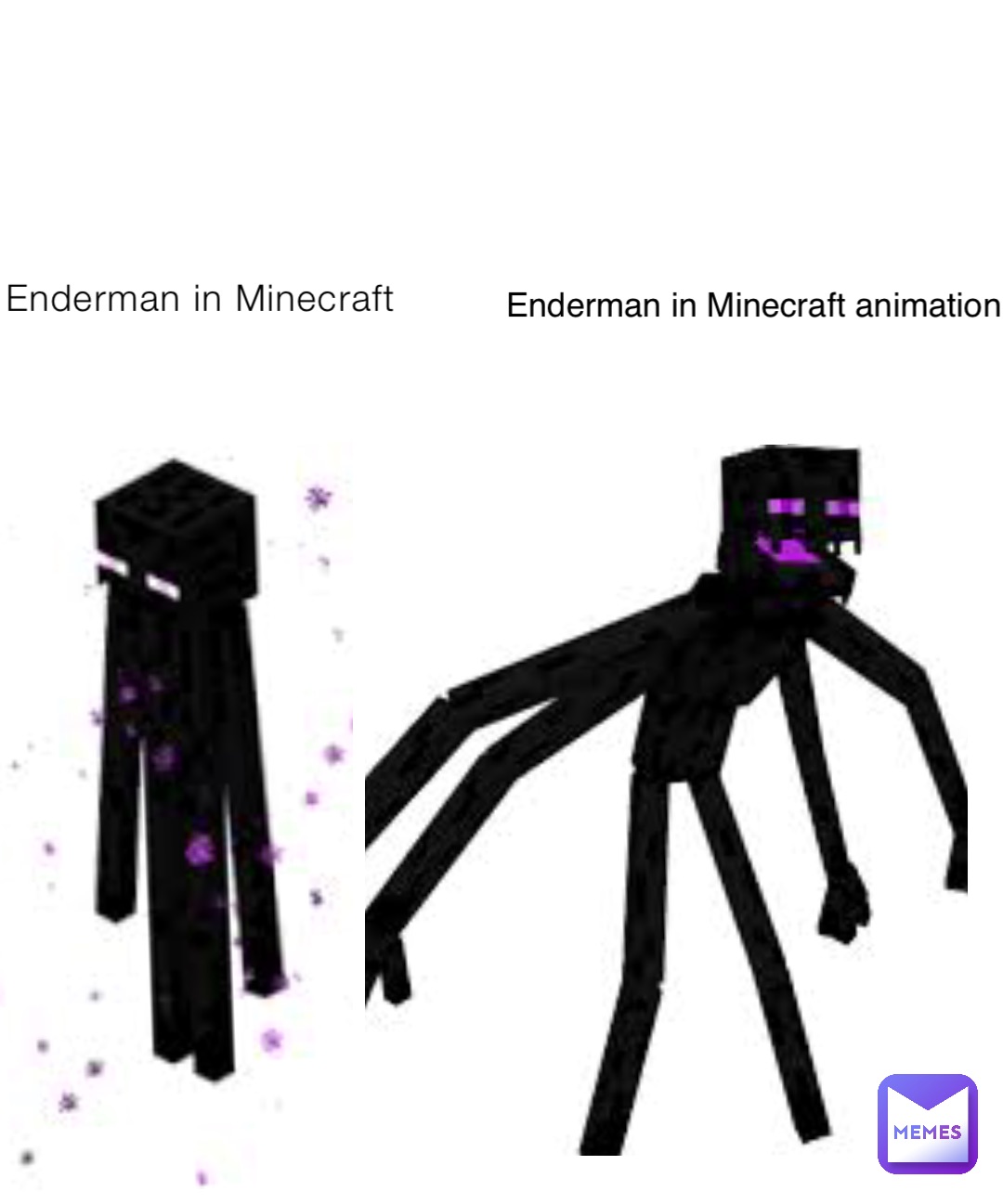 Enderman in Minecraft Enderman in Minecraft animation