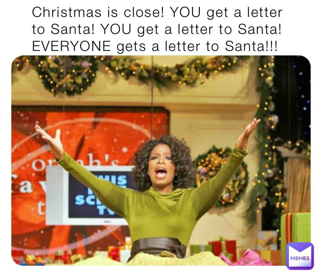 Oprah knows what’s up! #Christmas