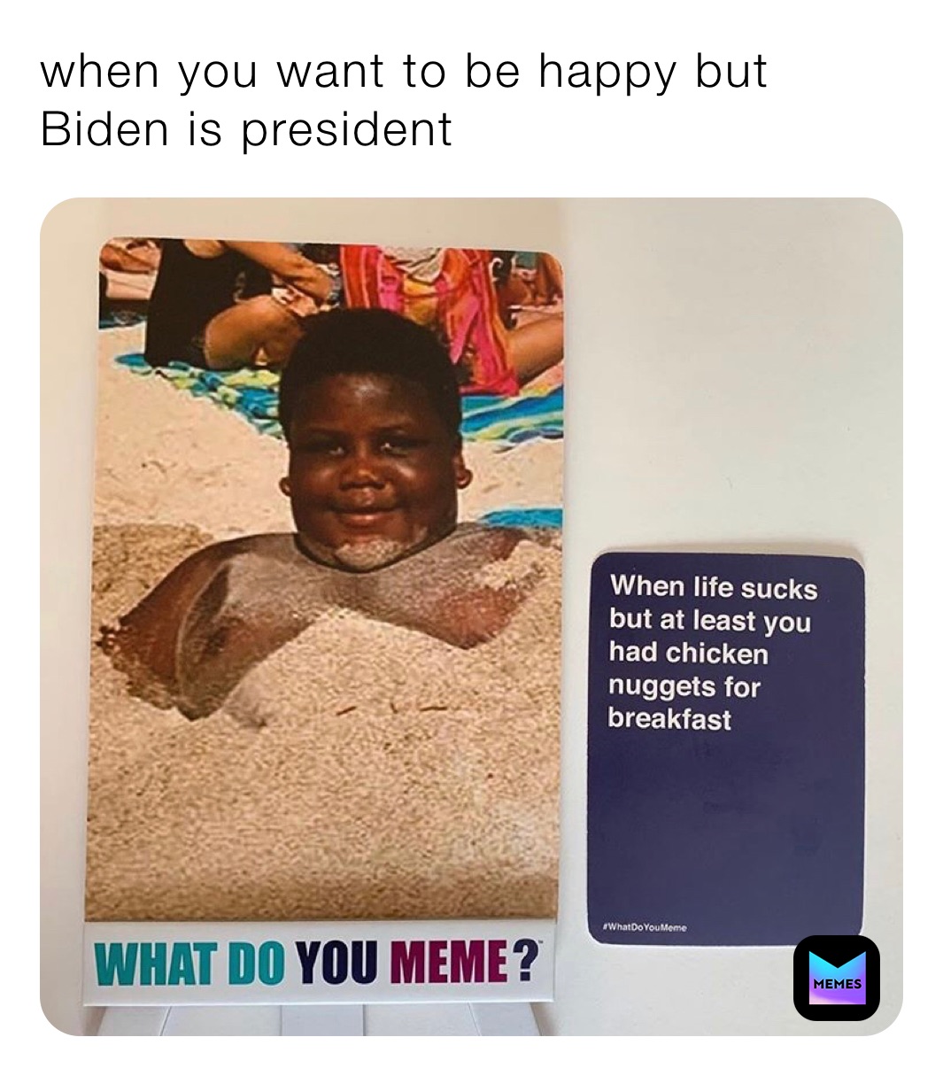 when you want to be happy but Biden is president￼