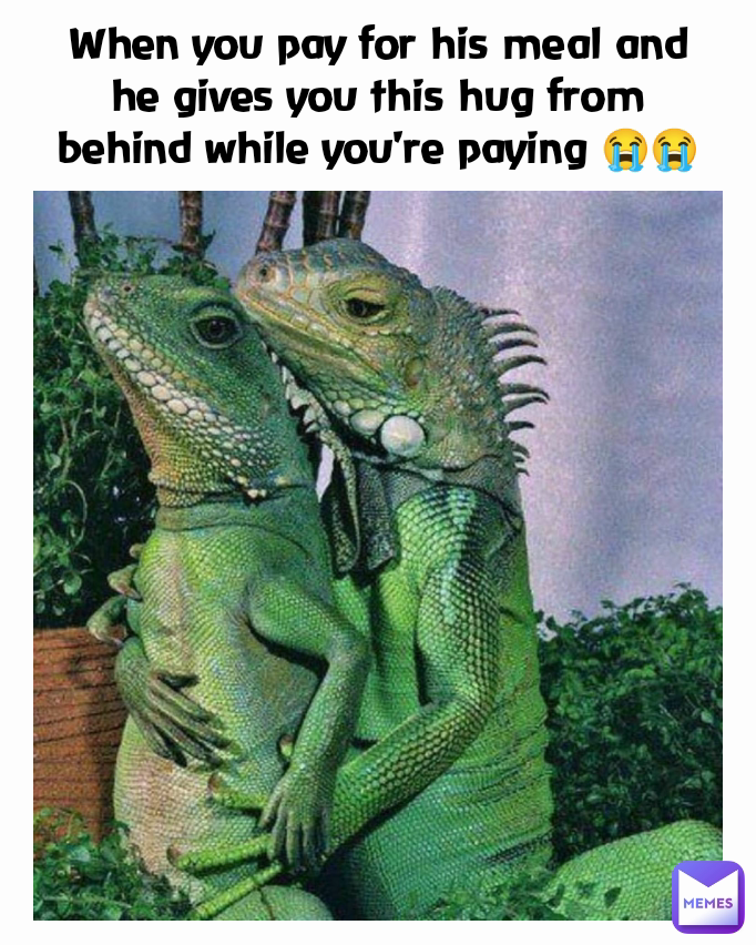 When you pay for his meal and he gives you this hug from behind while you're paying 😭😭