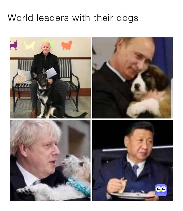 World leaders with their dogs