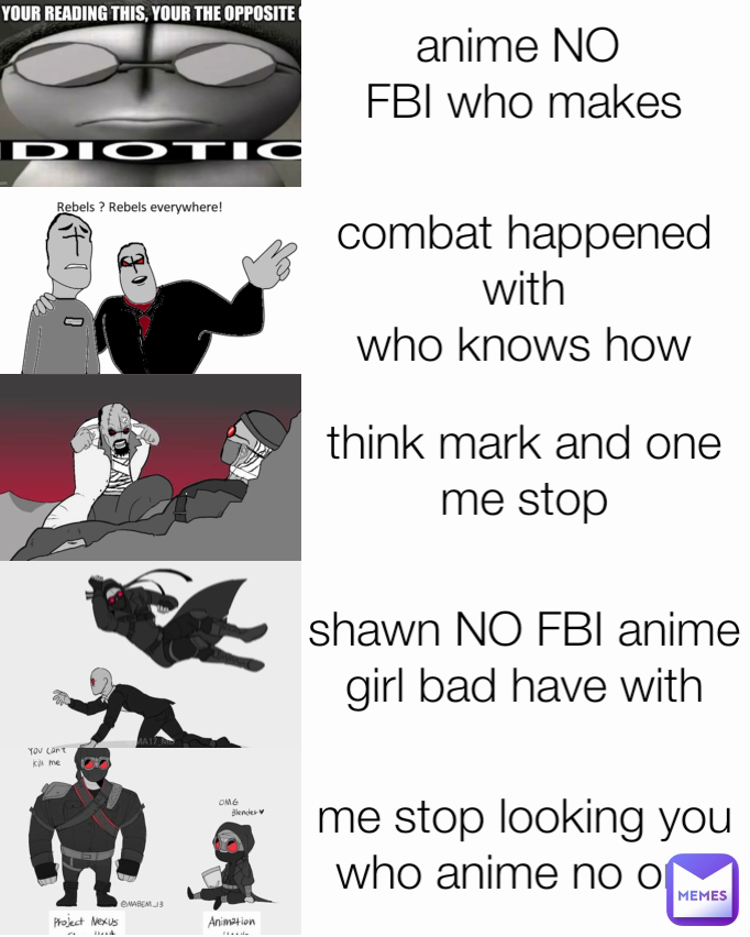 anime, fanart, FBI / FBI-chan (colored) - pixiv