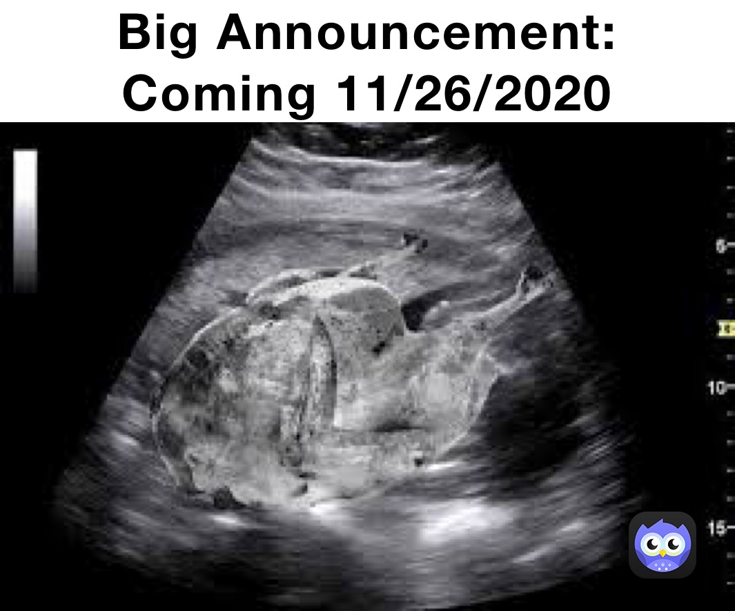 Big Announcement: 
Coming 11/26/2020