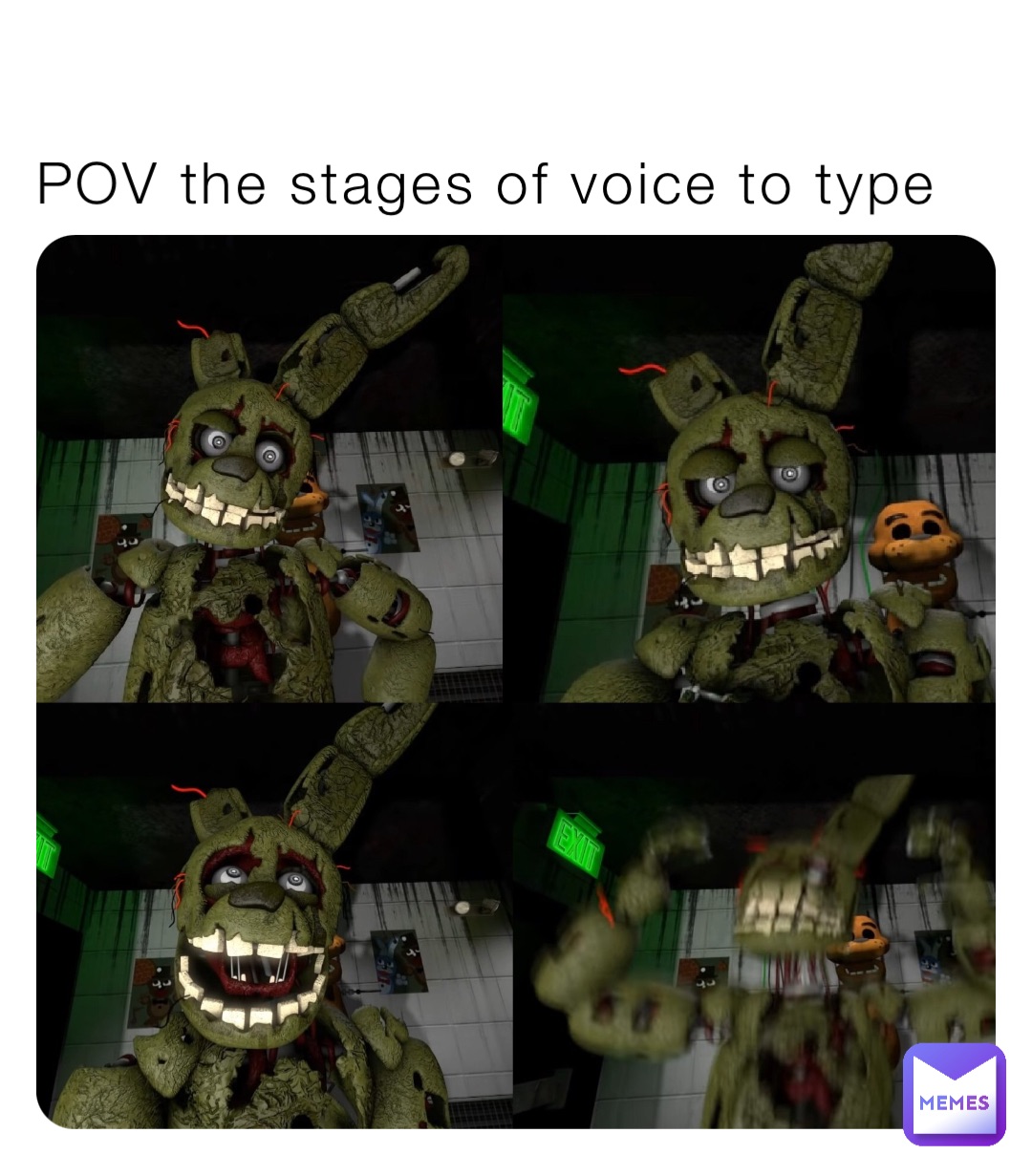 POV the stages of voice to type