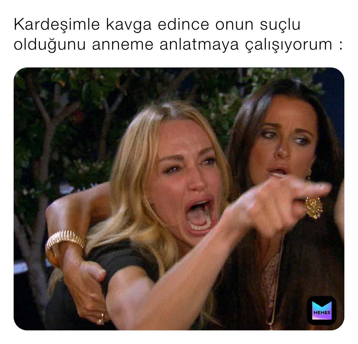 Kardeşimle kavga edince onun suçlu olduğunu anneme anlatmaya çalışıyorum : 