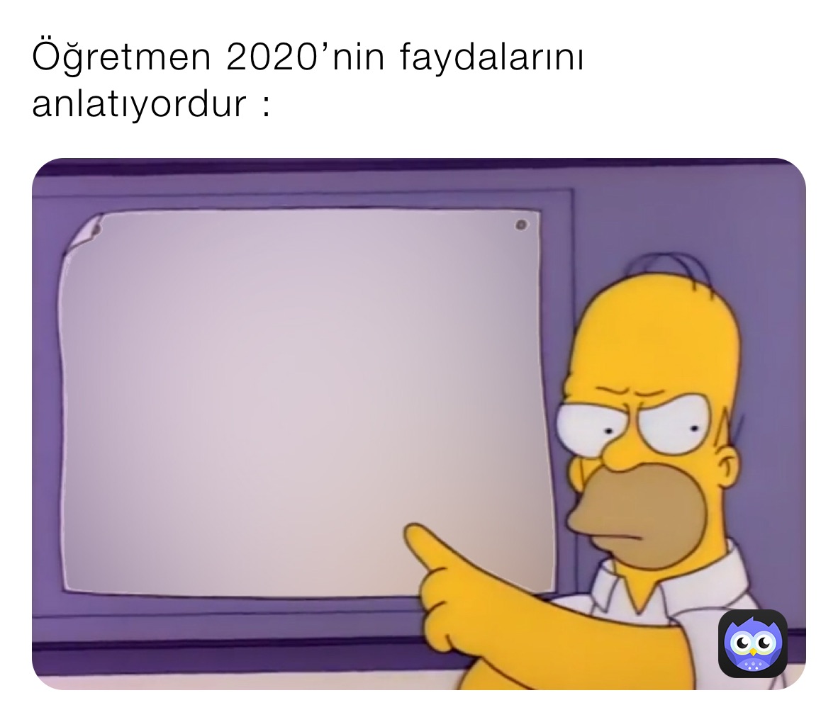 Öğretmen 2020’nin faydalarını anlatıyordur : 