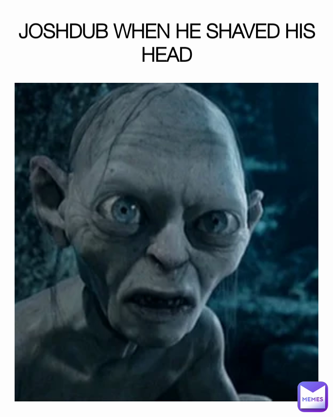JOSHDUB WHEN HE SHAVED HIS HEAD