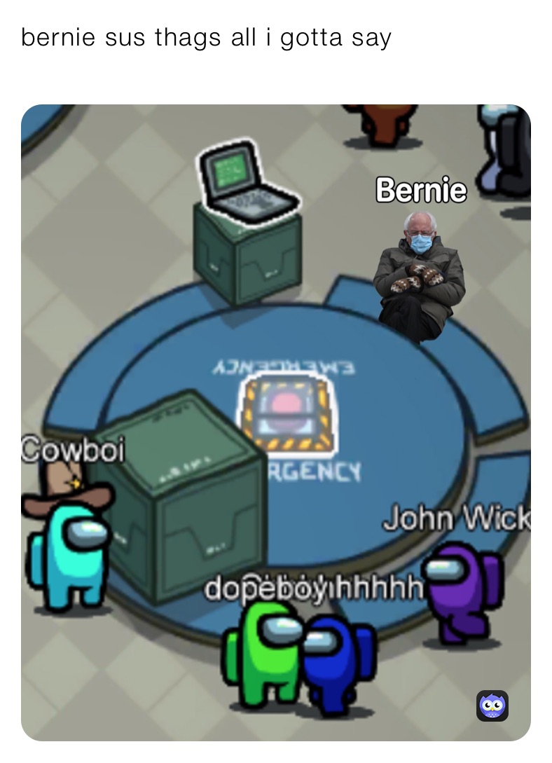 bernie sus thags all i gotta say
