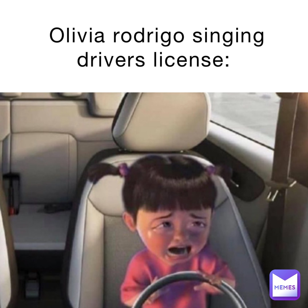 Olivia rodrigo singing drivers license: