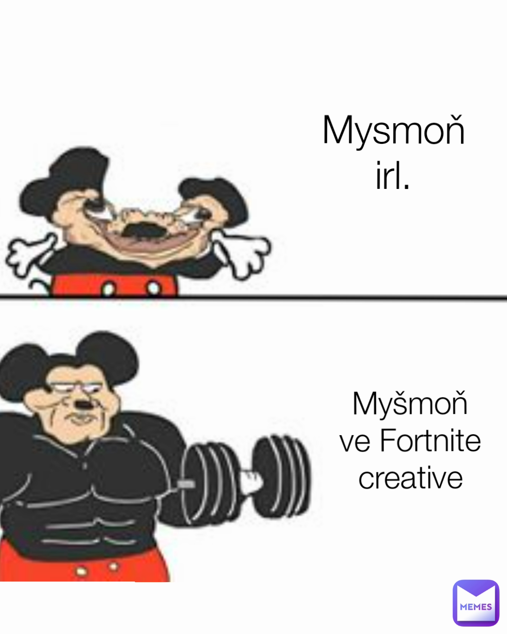 Mysmoň irl. Myšmoň ve Fortnite creative