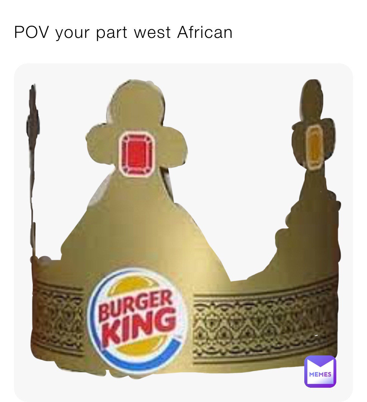 POV your part west African 