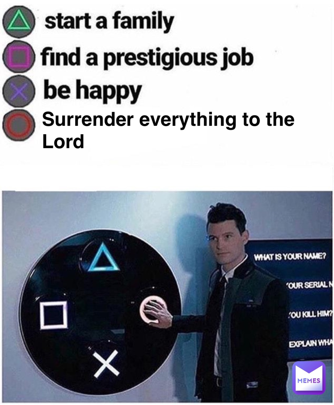 Surrender everything to the Lord