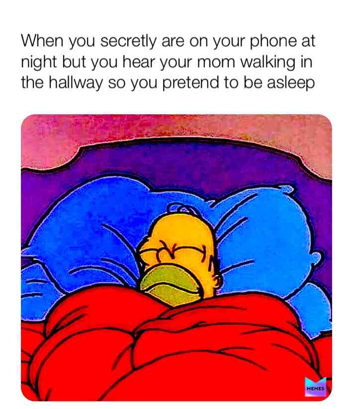 Please tell me I’m not the only one who does this 😂 #sleep #simpsons #sneaky