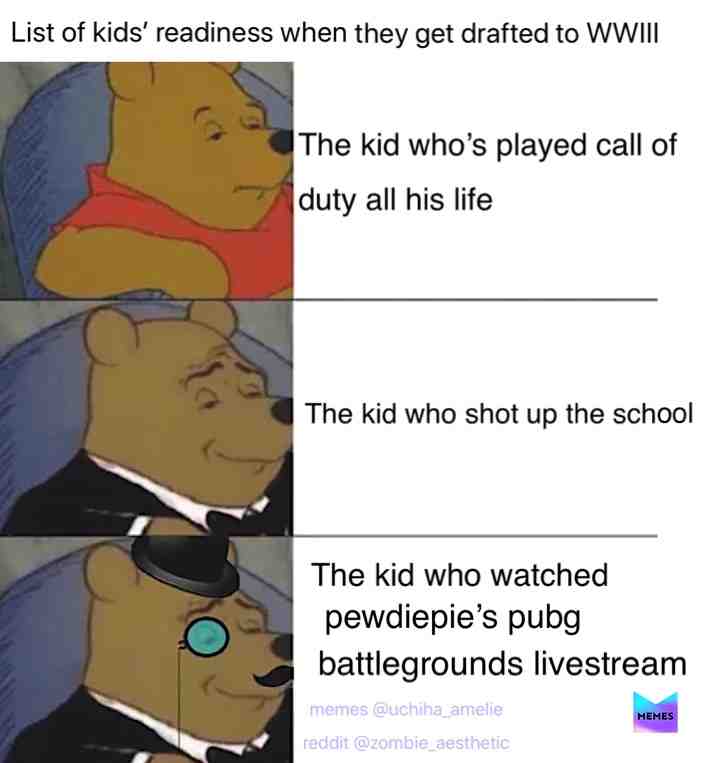 I want to post this onto pewdiepies subreddit, but idk if it’ll be worth it ;( #zoinks #winniethepooh #ww3memes3 #ww3memes #pewdiepie #yeet #reddit #dontrepost #lol #edgymemes