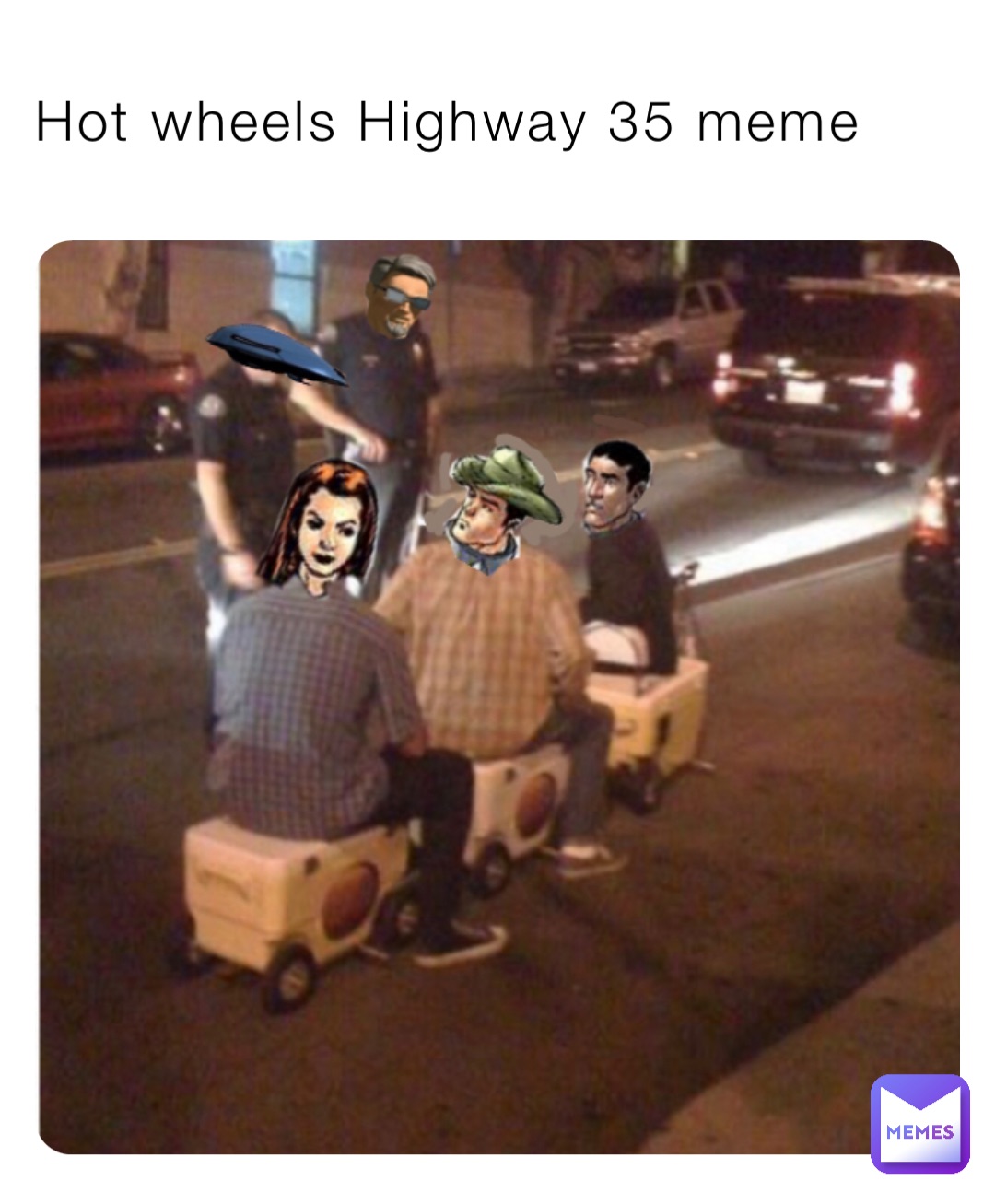 Hot wheels Highway 35 meme