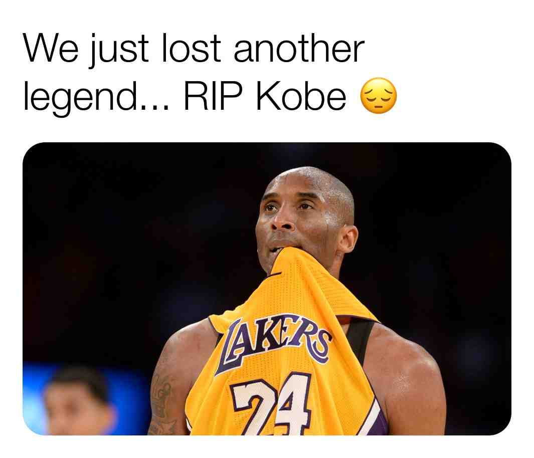 Fr we’re losing celebs more and more it’s pretty sad