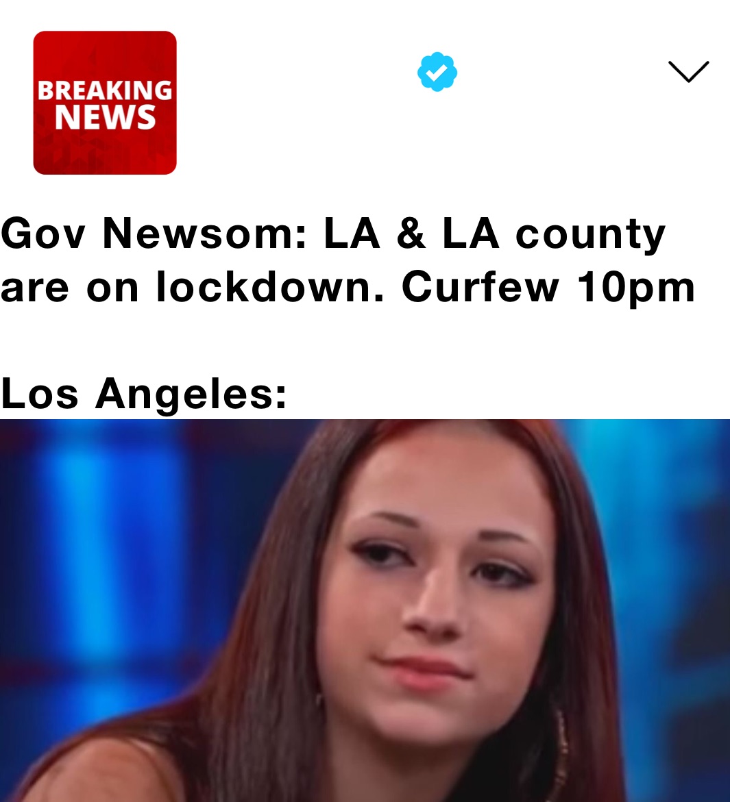 Gov Newsom: LA & LA county are on lockdown. Curfew 10pm

Los Angeles: