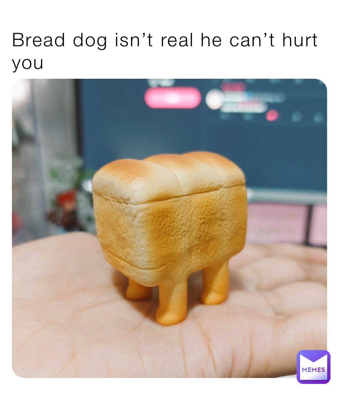 Bread dog isn’t real he can’t hurt you