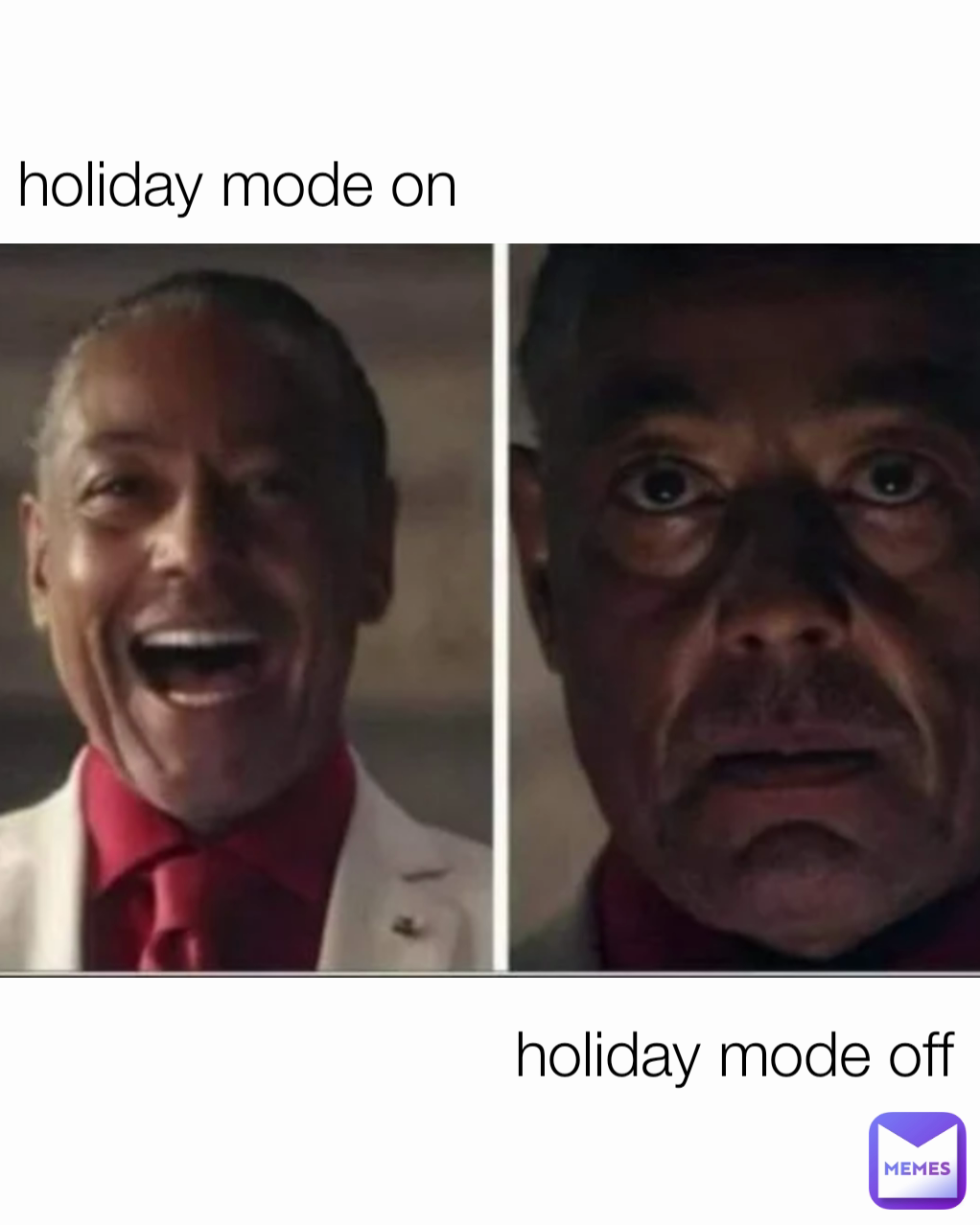 holiday mode off holiday mode on