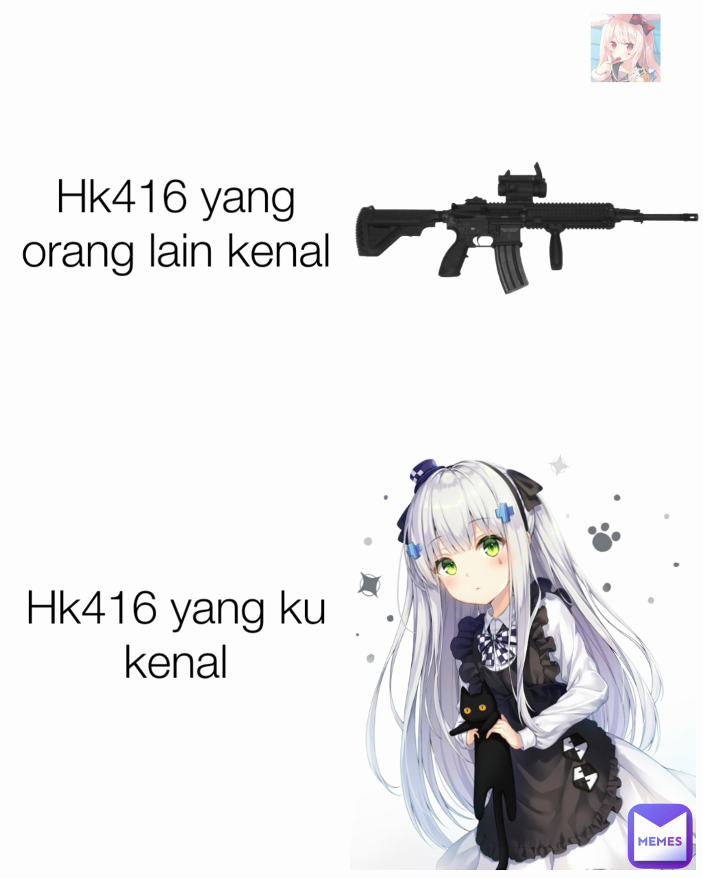 Hk416 yang orang lain kenal Hk416 yang ku kenal
