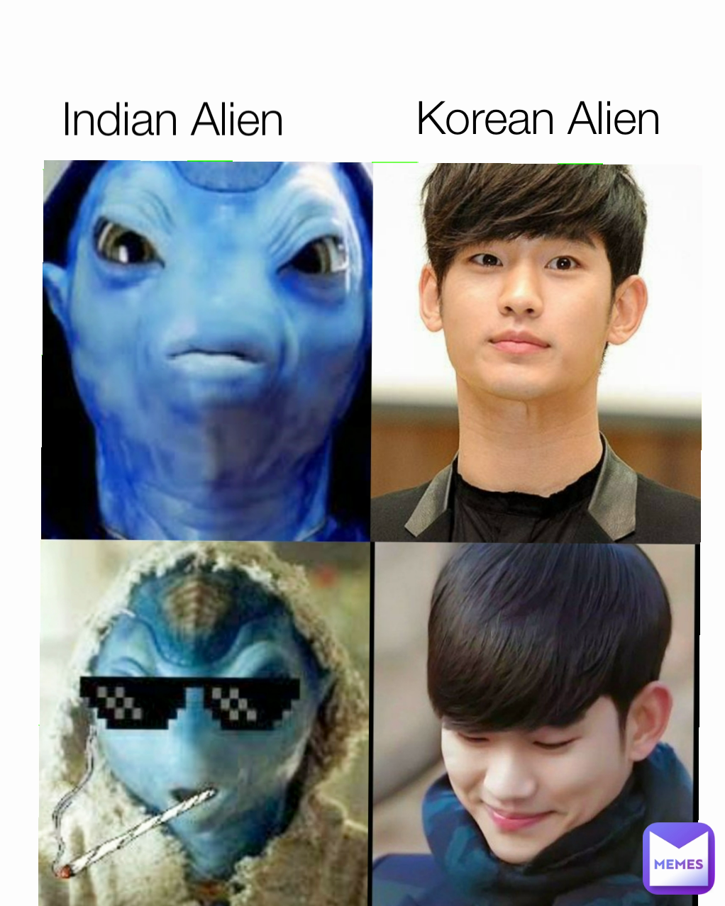 Indian Alien Korean Alien