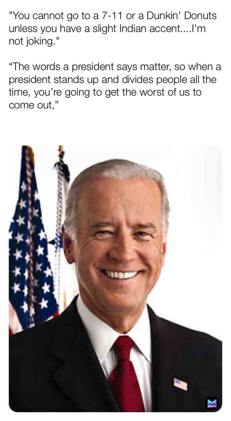 Both quotes by Biden. #hypocrite #racist #gonnalooseinnovember