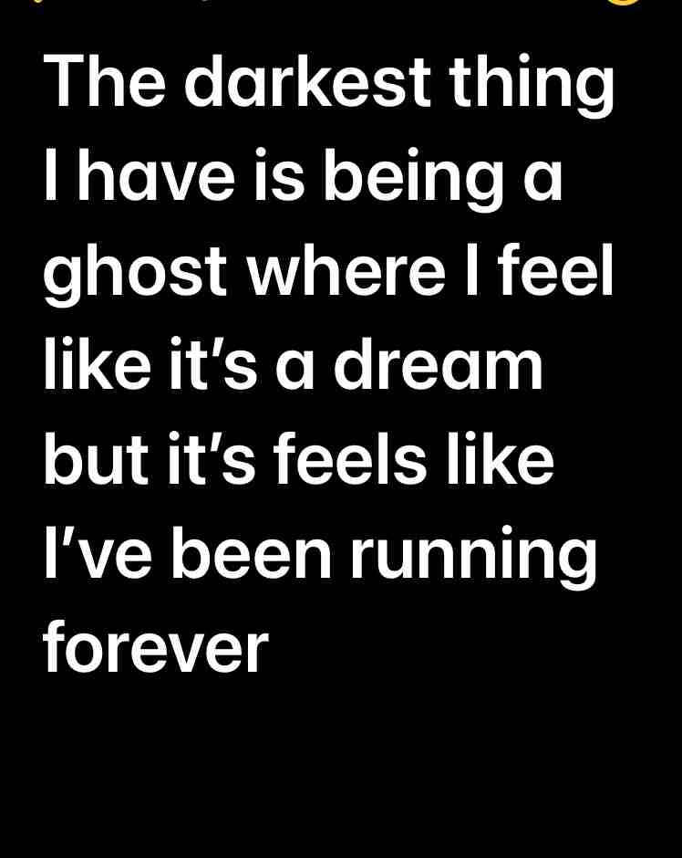 I had a dream or a nightmare it felt real #icant #imsorry