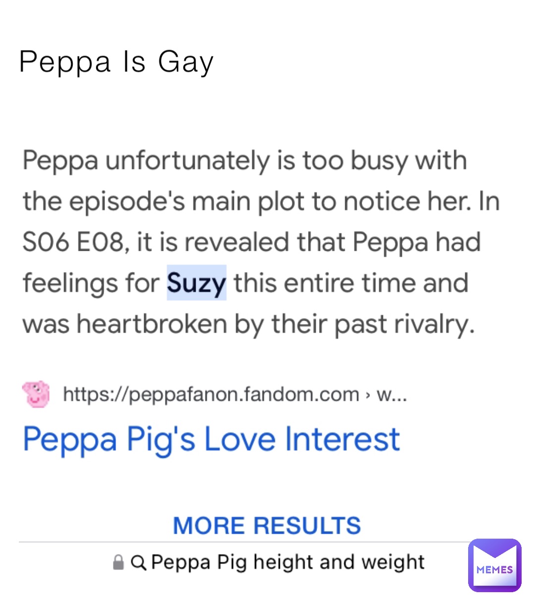 Peppa Is Gay