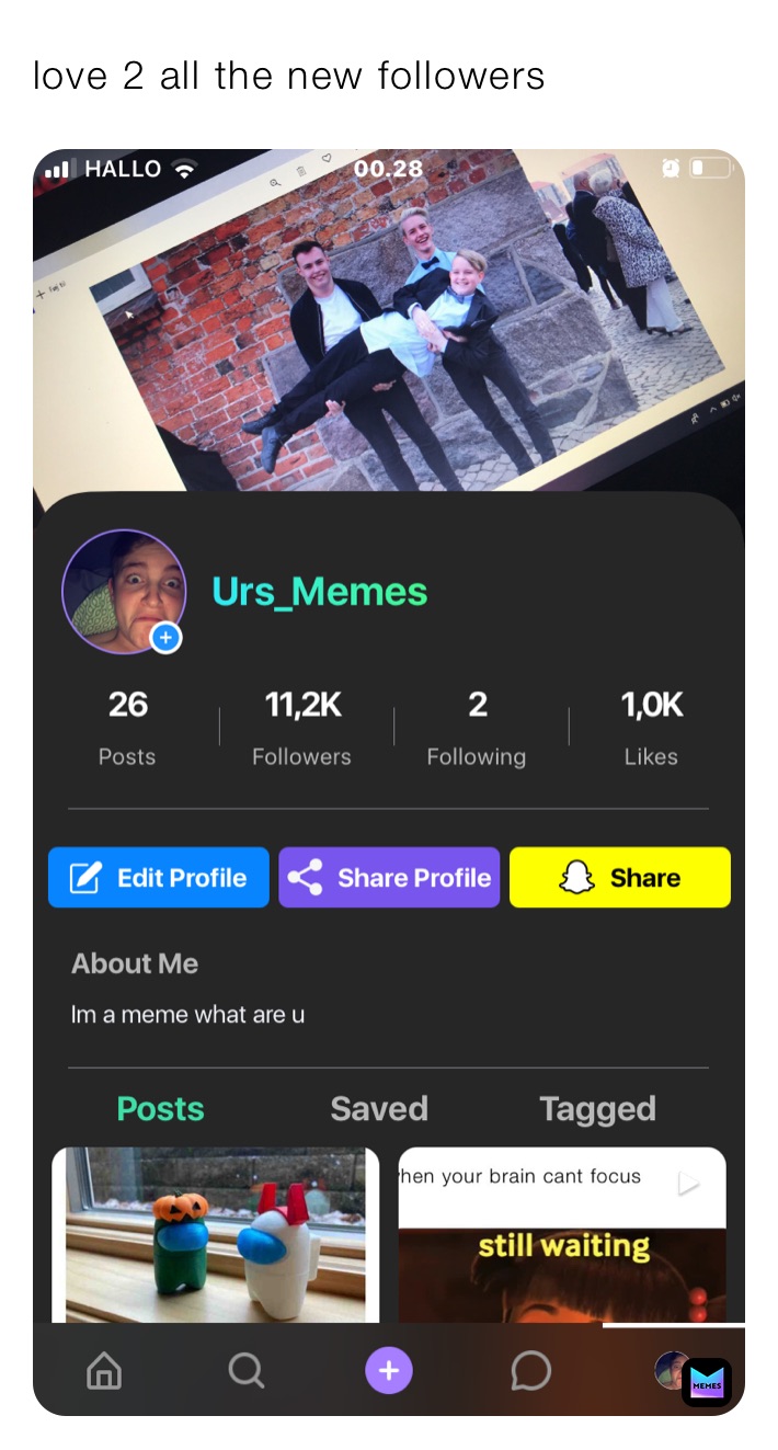 love 2 all the new followers 