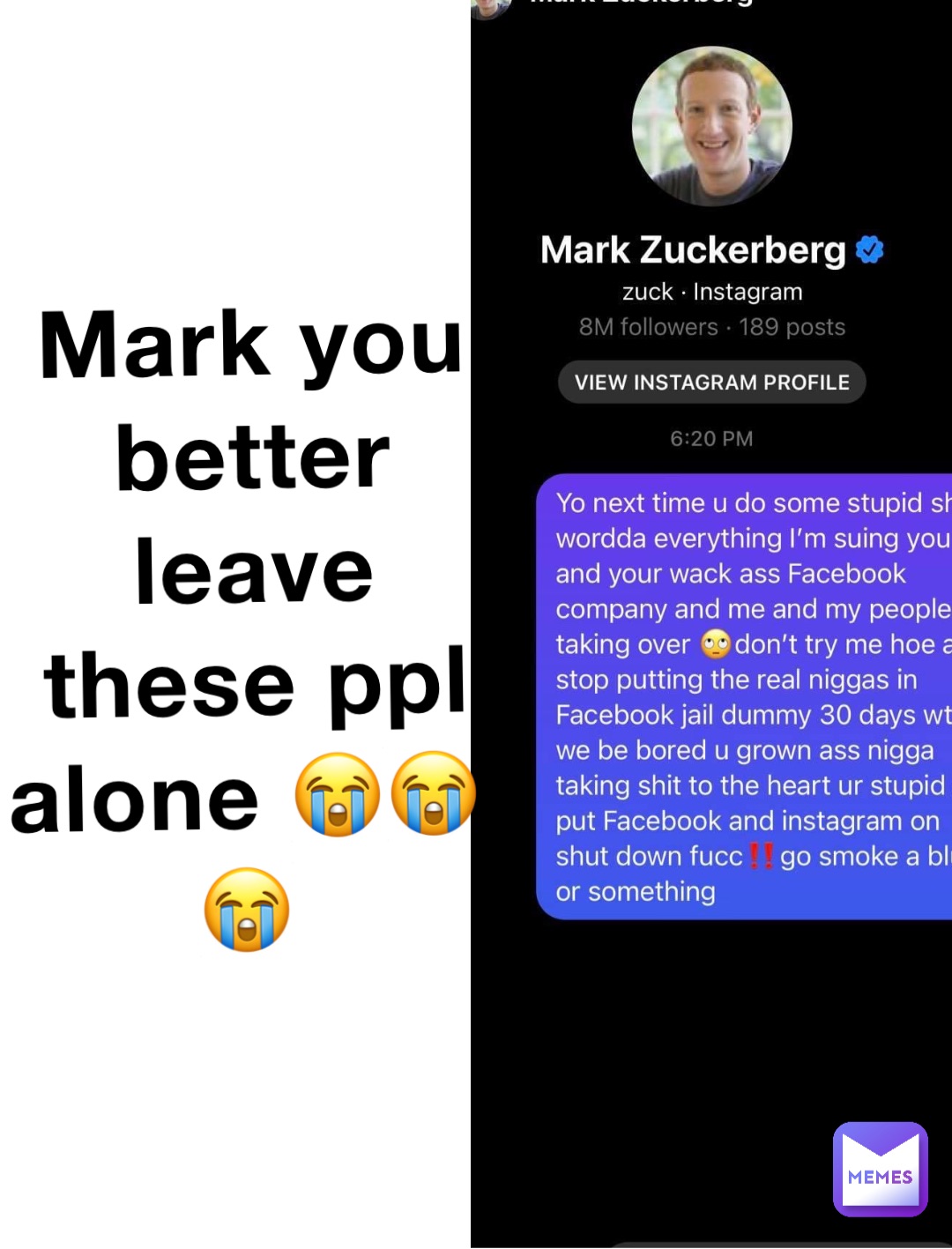 Mark you better leave these ppl alone 😭😭😭