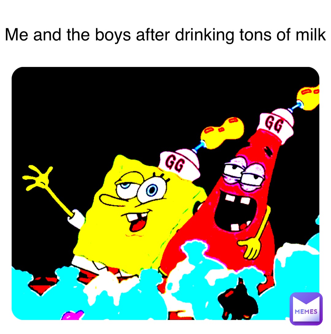 Me and the boys after drinking tons of milk