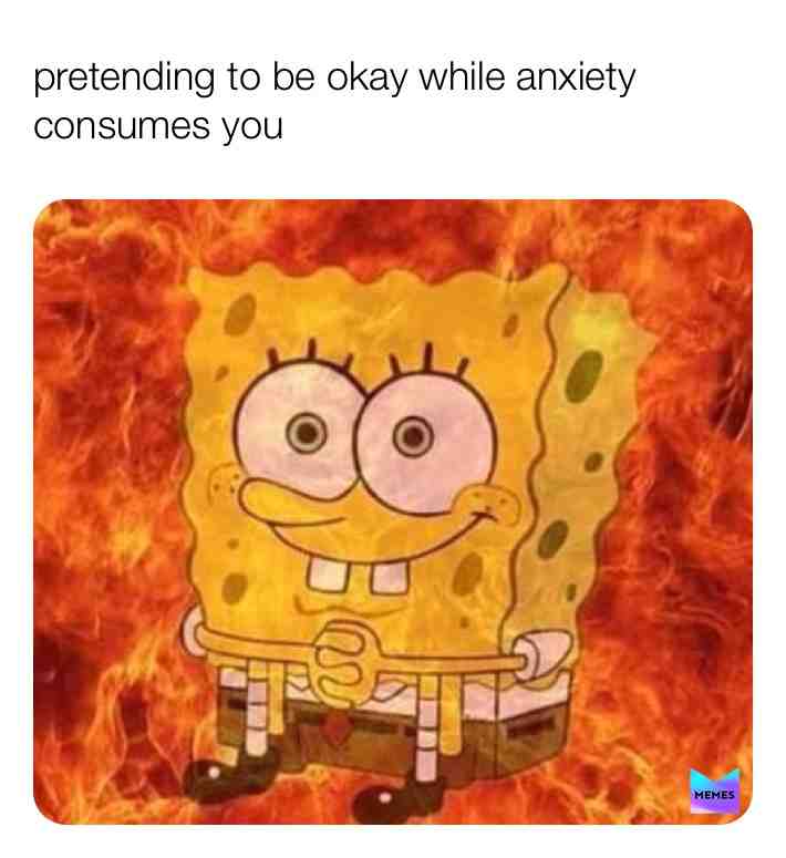 Anxiety ain’t no joke. #anxiety #spongebob #mentalhealth